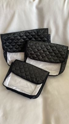 SET DE 3 EN TELA ESTAMPADA