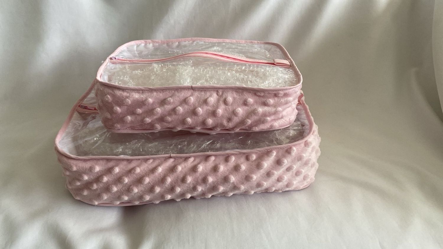 SET DE 2 PIEZAS EN TELA ESTAMPADA