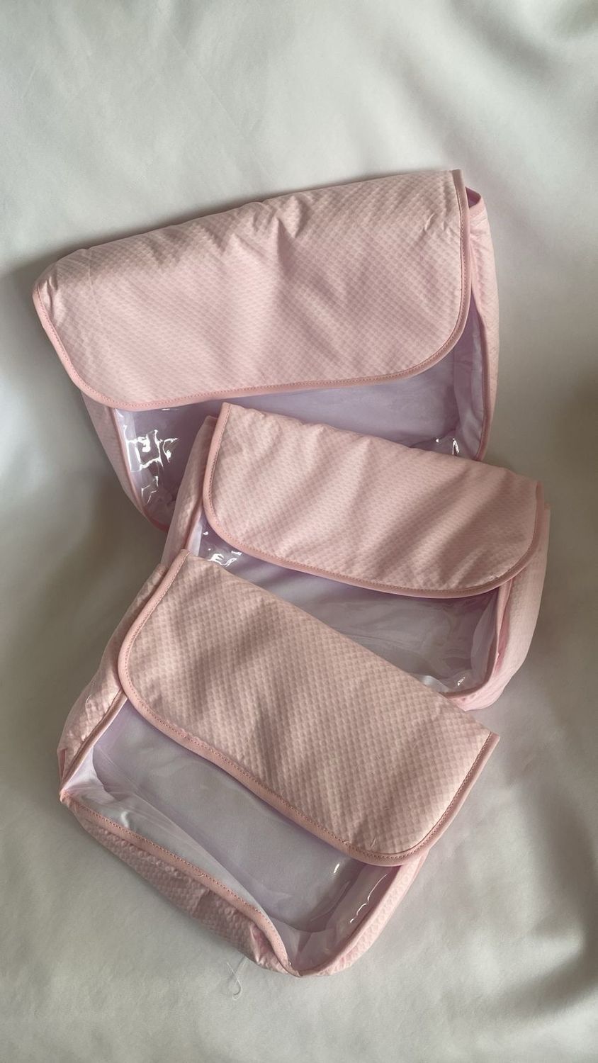 SET DE 3 PIEZAS EN TELA ESTAMPADA