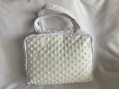 MALETIN EN TELA ESTAMPADA