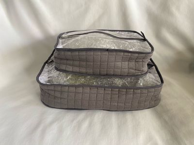 SET DE 2 PIEZAS EN TELA ESTAMPADA