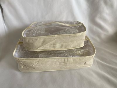 SET DE 2 PIEZAS EN TELA ESTAMPADA