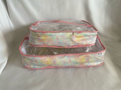 SET DE 2 PIEZAS EN TELA ESTAMPADA
