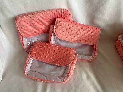 SET DE 3 PIEZAS EN TELA ESTAMPADA