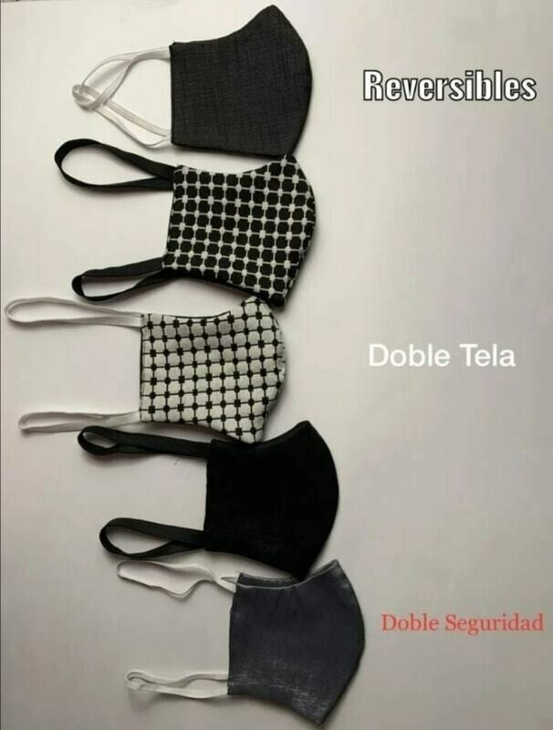 MASCARILLAS PERSONALIZADAS DE TELA DE DOBLE CAPA