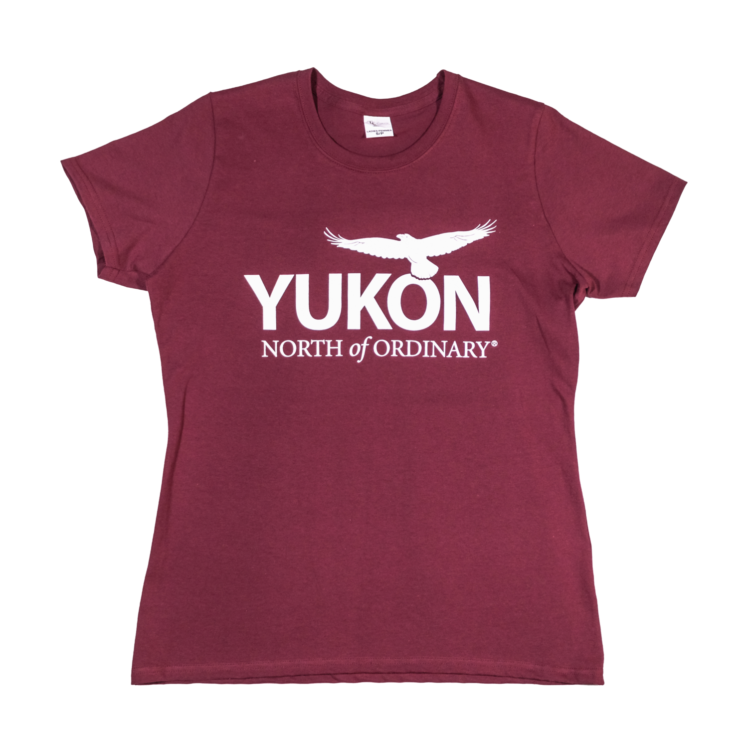 Women&#39;s Cotton YNO T-Shirt - Burgundy Wine