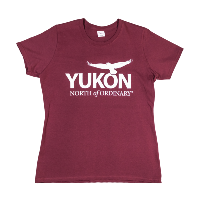 Women&#39;s Cotton YNO T-Shirt - Burgundy Wine