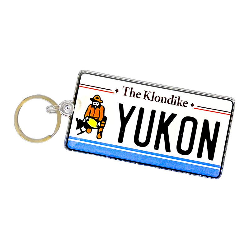 Yukon License Plate Keychain