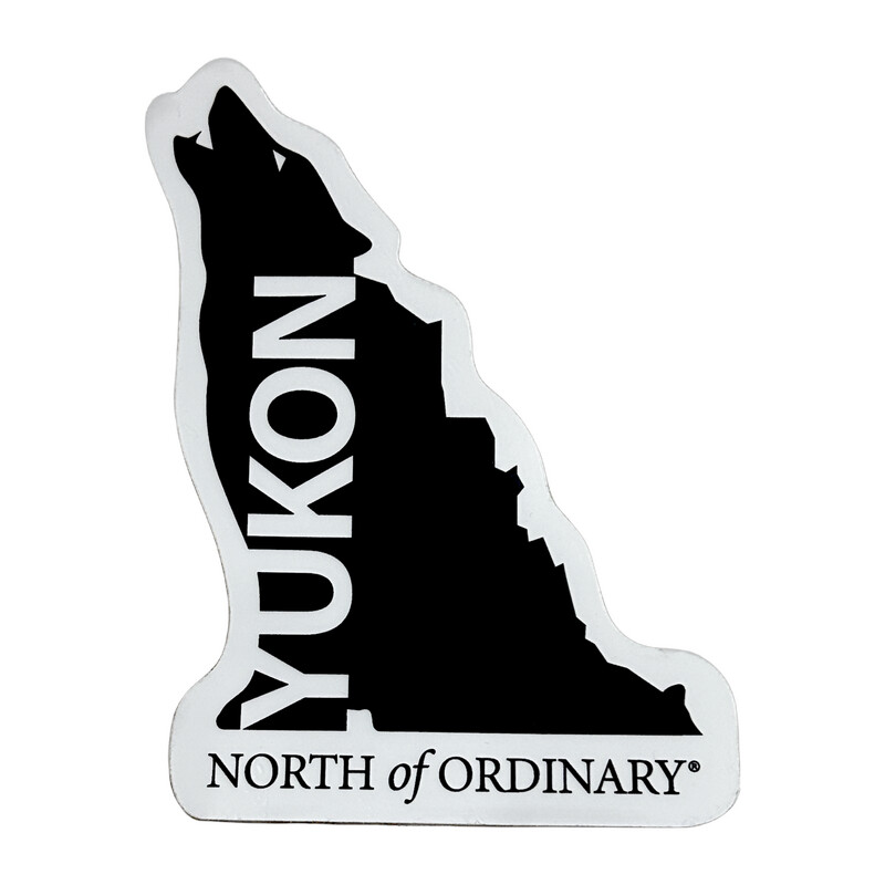 Wolf Map Sticker - Small
