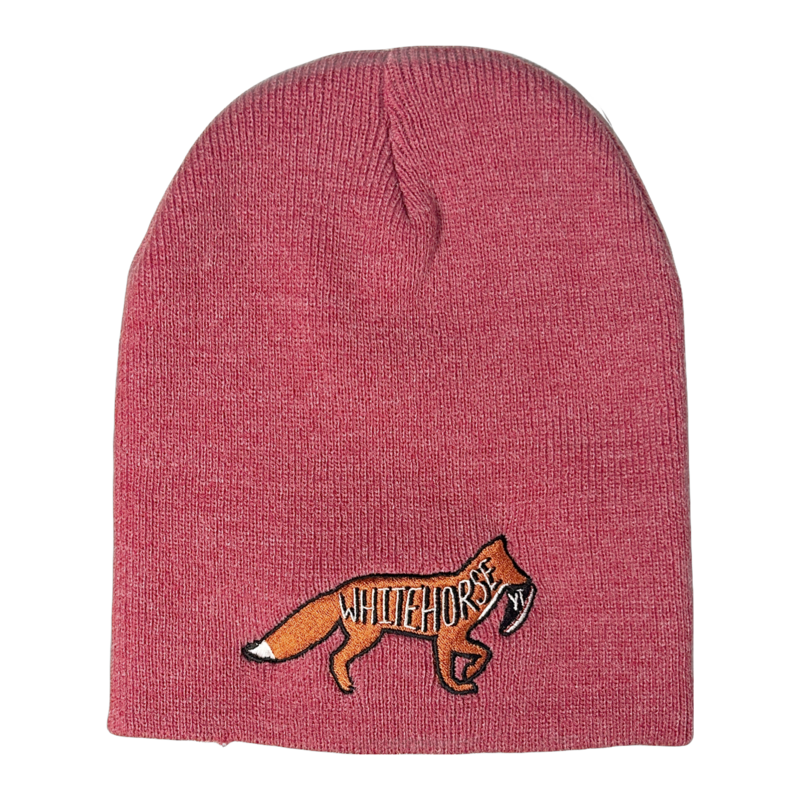 Beanie Fox&amp;Shoe Toque - Heather Red