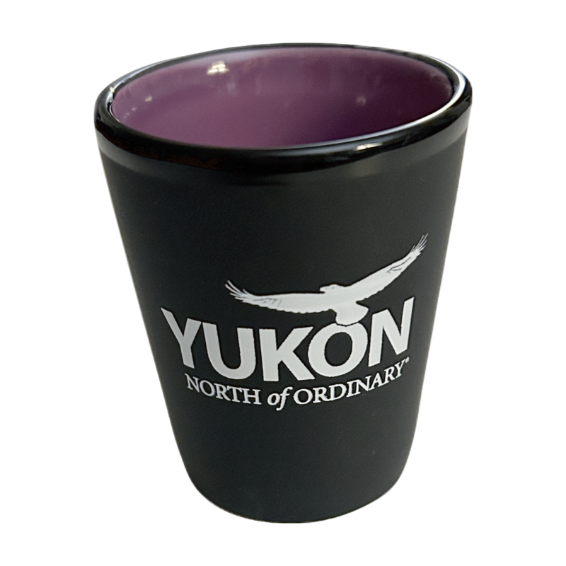 Black YNO Shot Glass - Purple