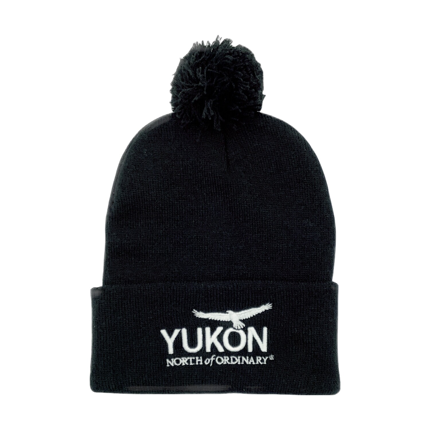Cuff Pom Pom YNO Toque - Black