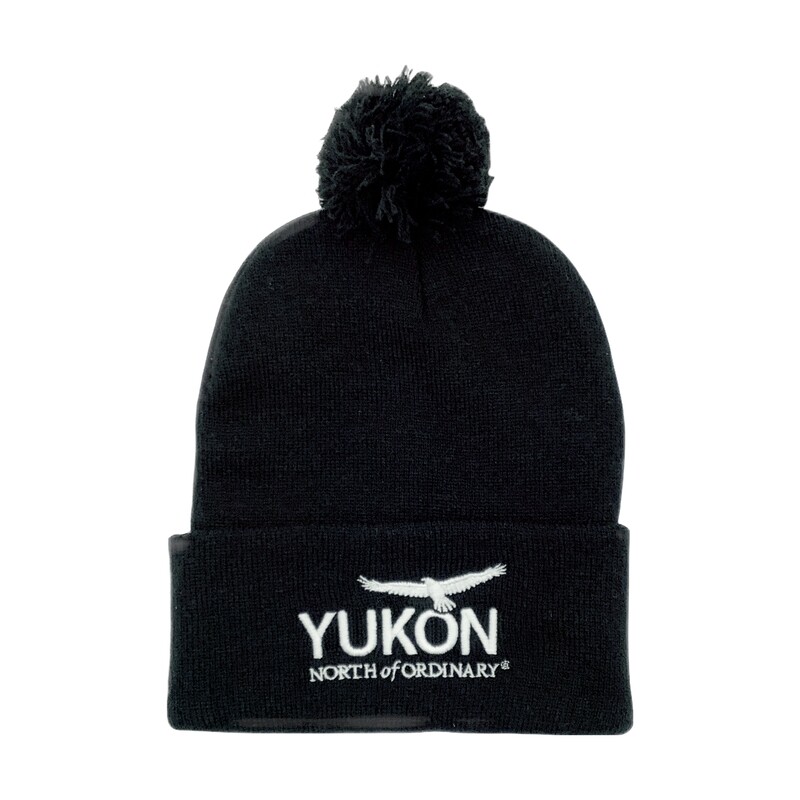 Cuff Pom Pom YNO Toque - Black