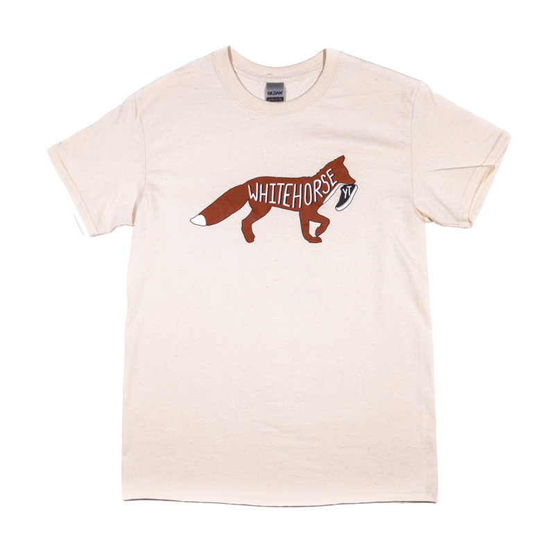 Unisex Cotton Fox&amp;Shoe T-Shirt - Tan