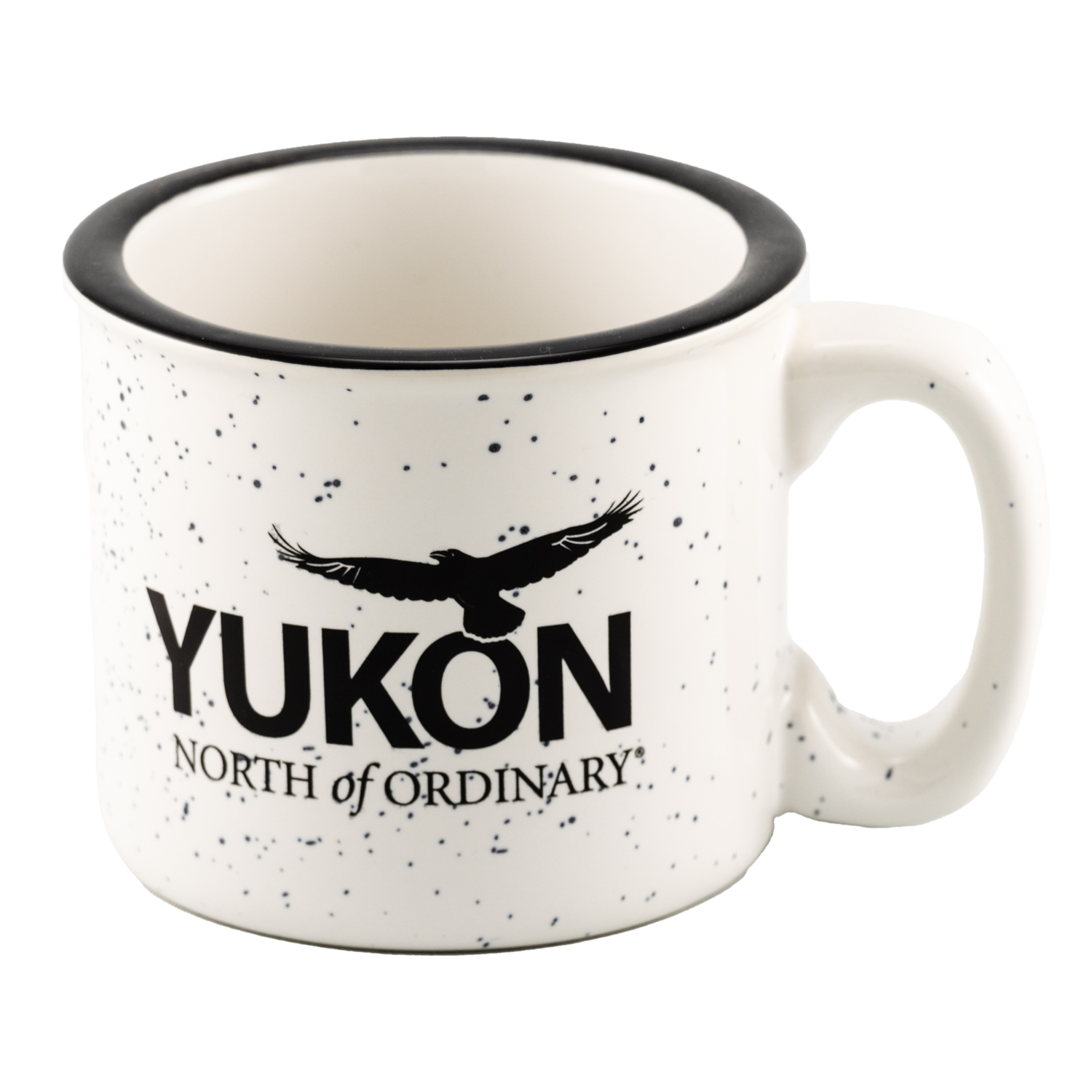 Campfire Enamel Coffee Mug - White