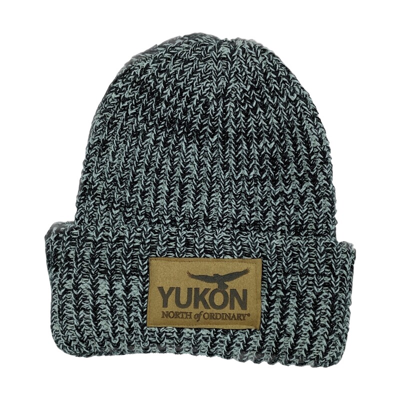 Knitted Chunky YNO Toque - Black&amp;White