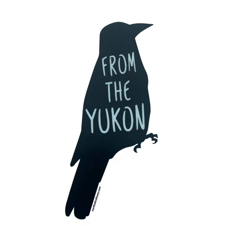 Raven From the Yukon Sticker - Large