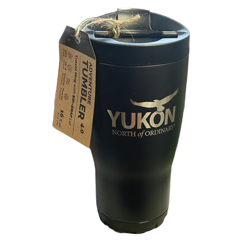 Plastic YNO 16oz Travel Tumbler - Black