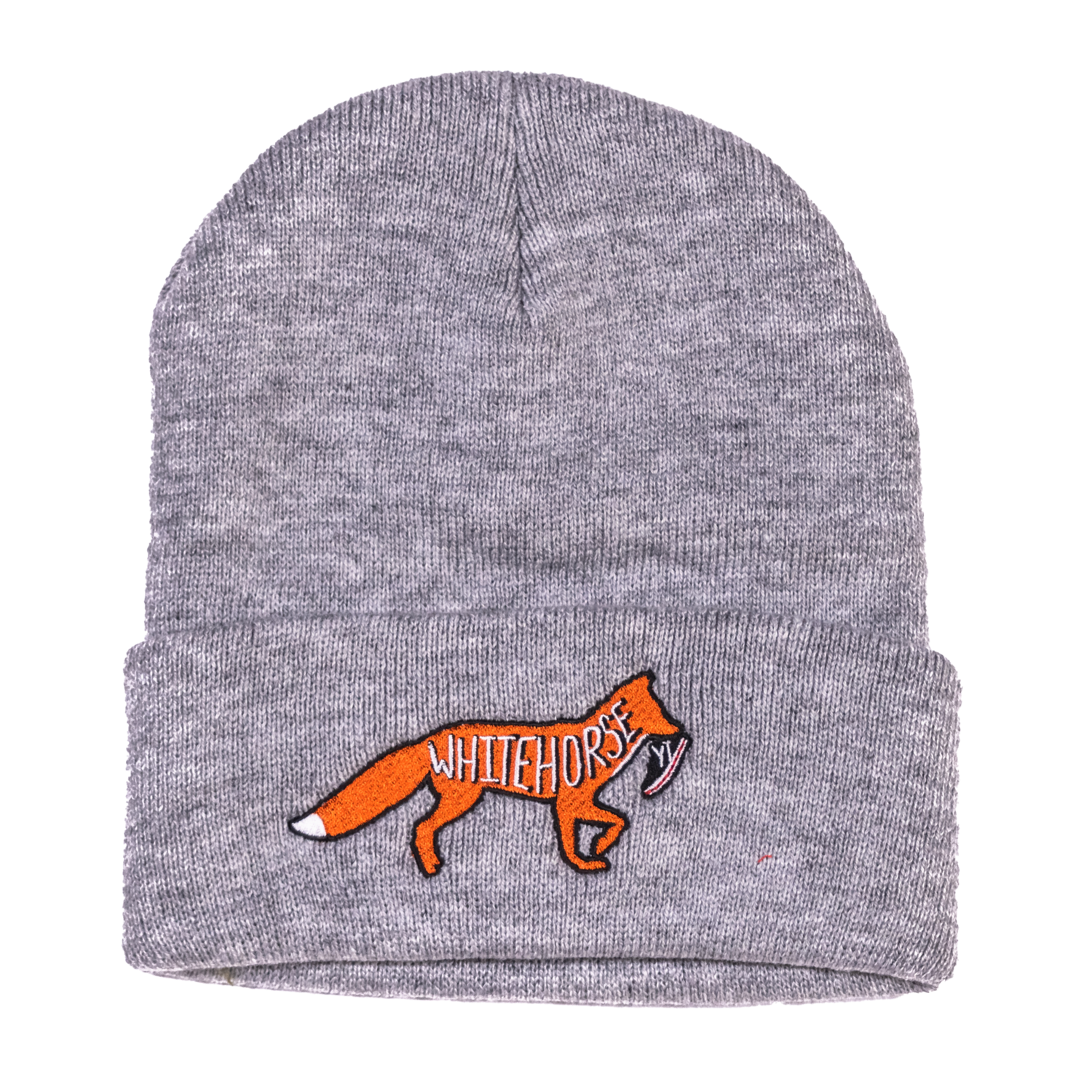 Cuff Fox&amp;Shoe Toque - Light Grey
