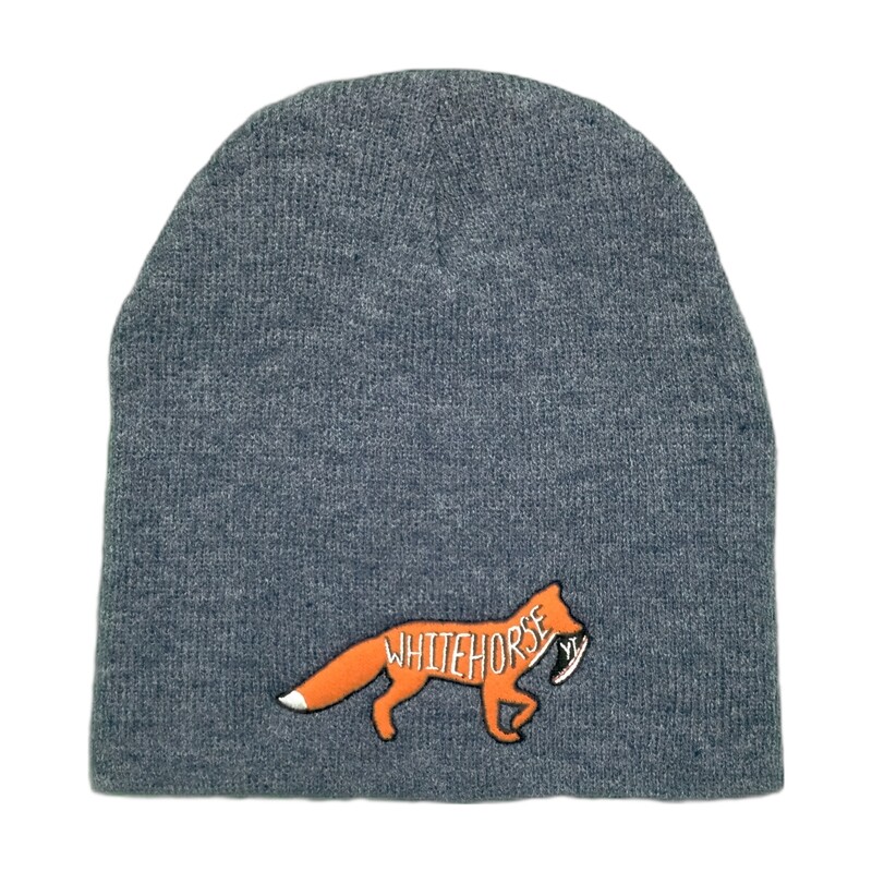 Beanie Fox&amp;Shoe Toque - Heather Blue