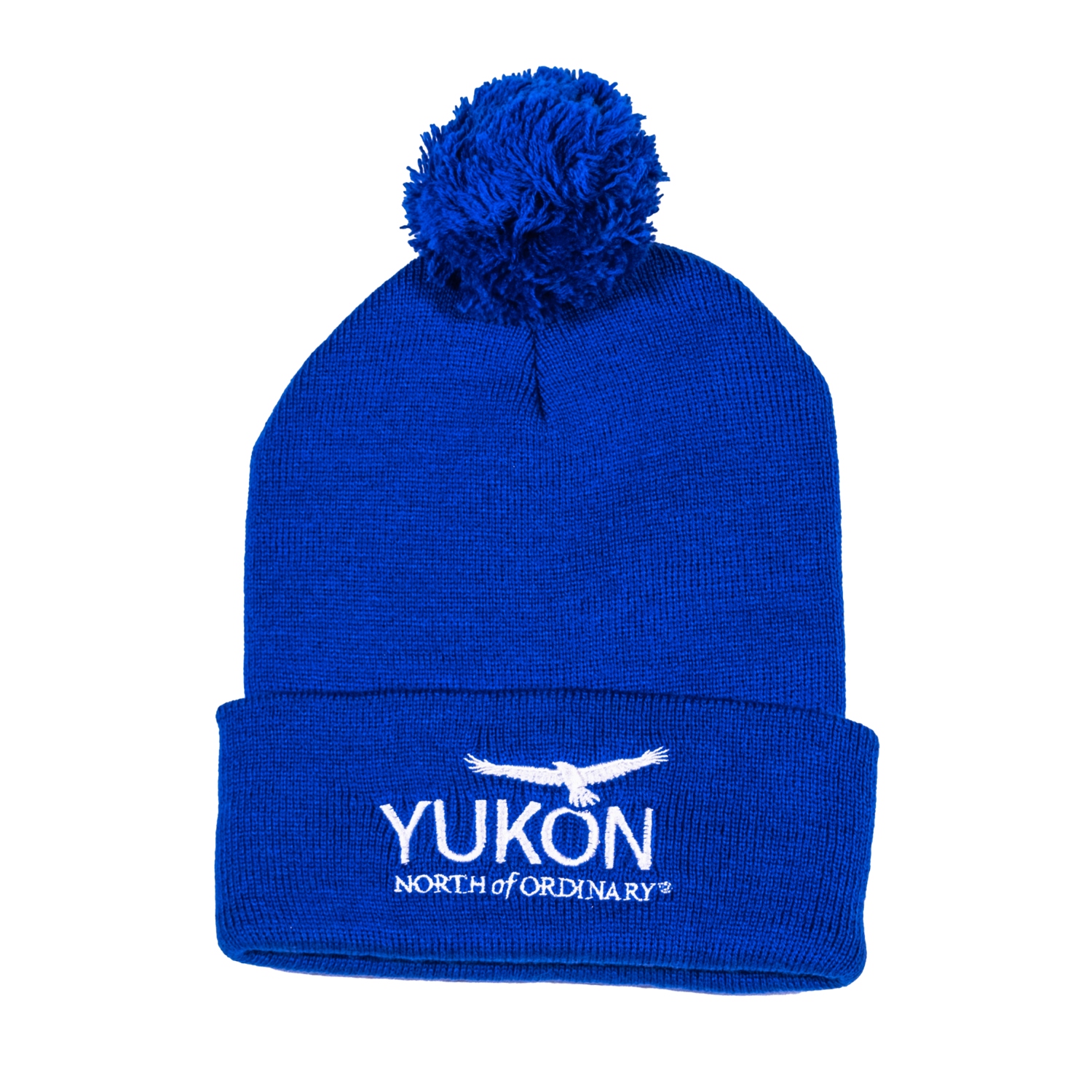 Cuff Pom Pom YNO Toque - Blue