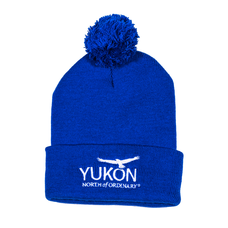 Cuff Pom Pom YNO Toque - Blue