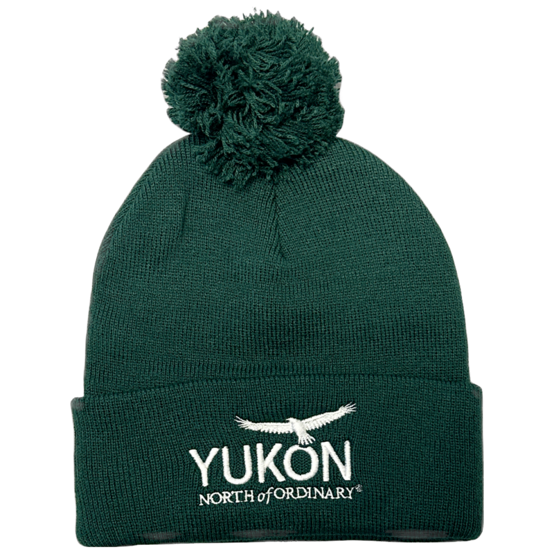 Cuff Pom Pom YNO Toque - Forest Green