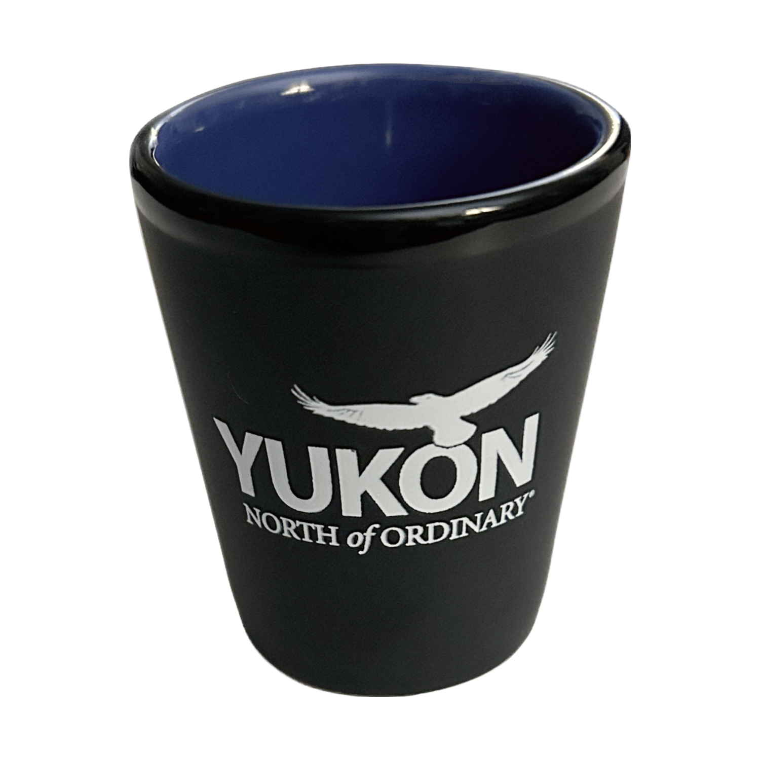 Black YNO Shot Glass - Blue