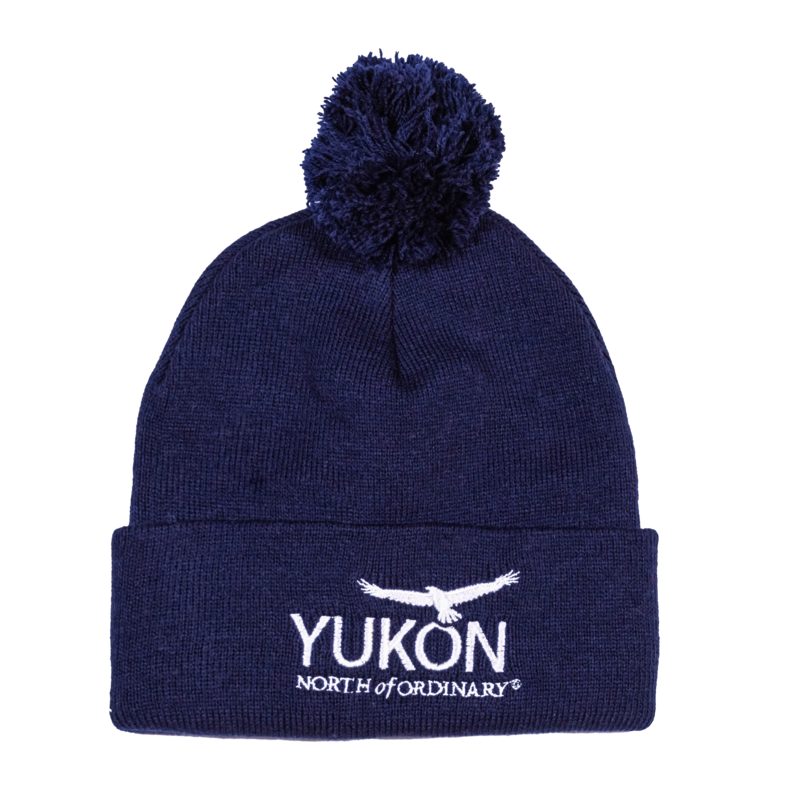 Cuff Pom Pom YNO Toque - Navy Blue