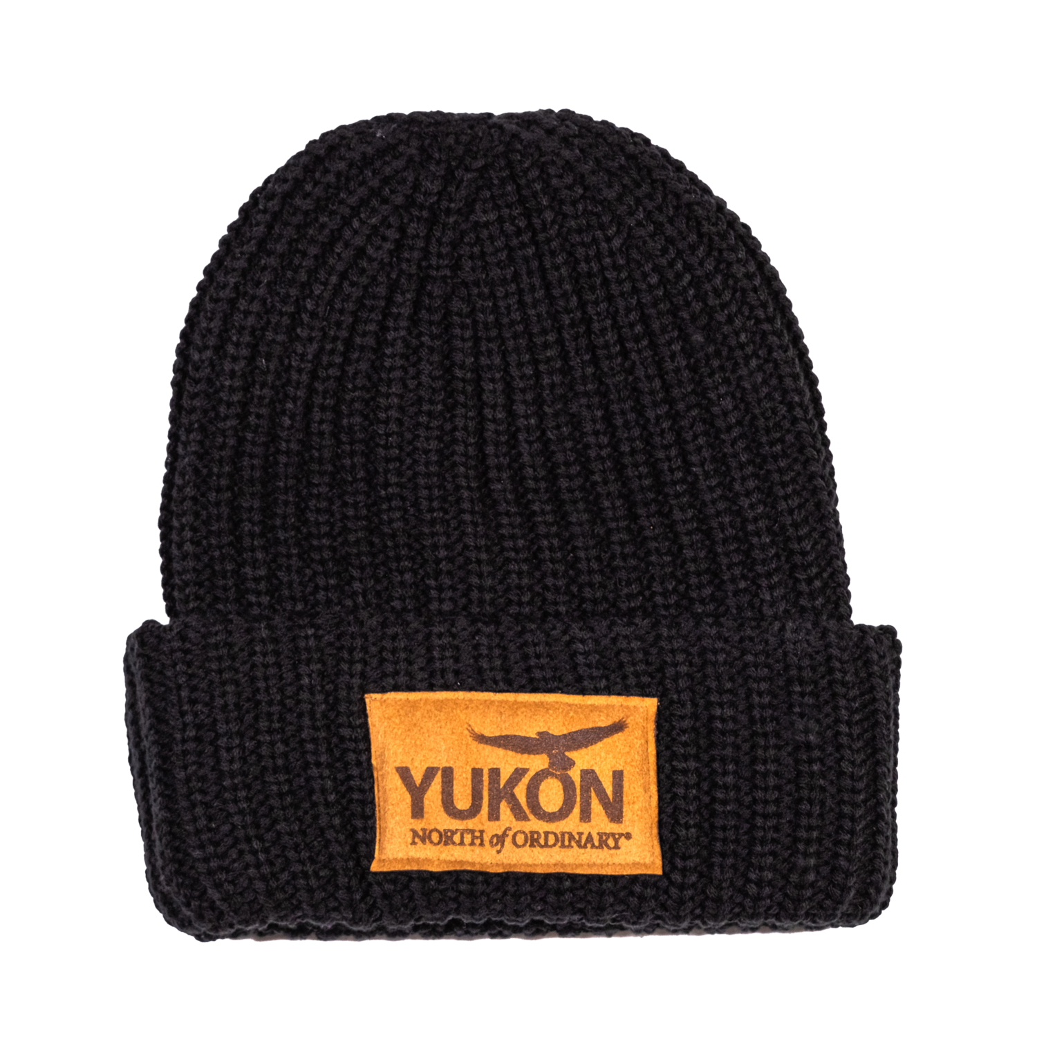 Knitted Chunky YNO Toque - Black