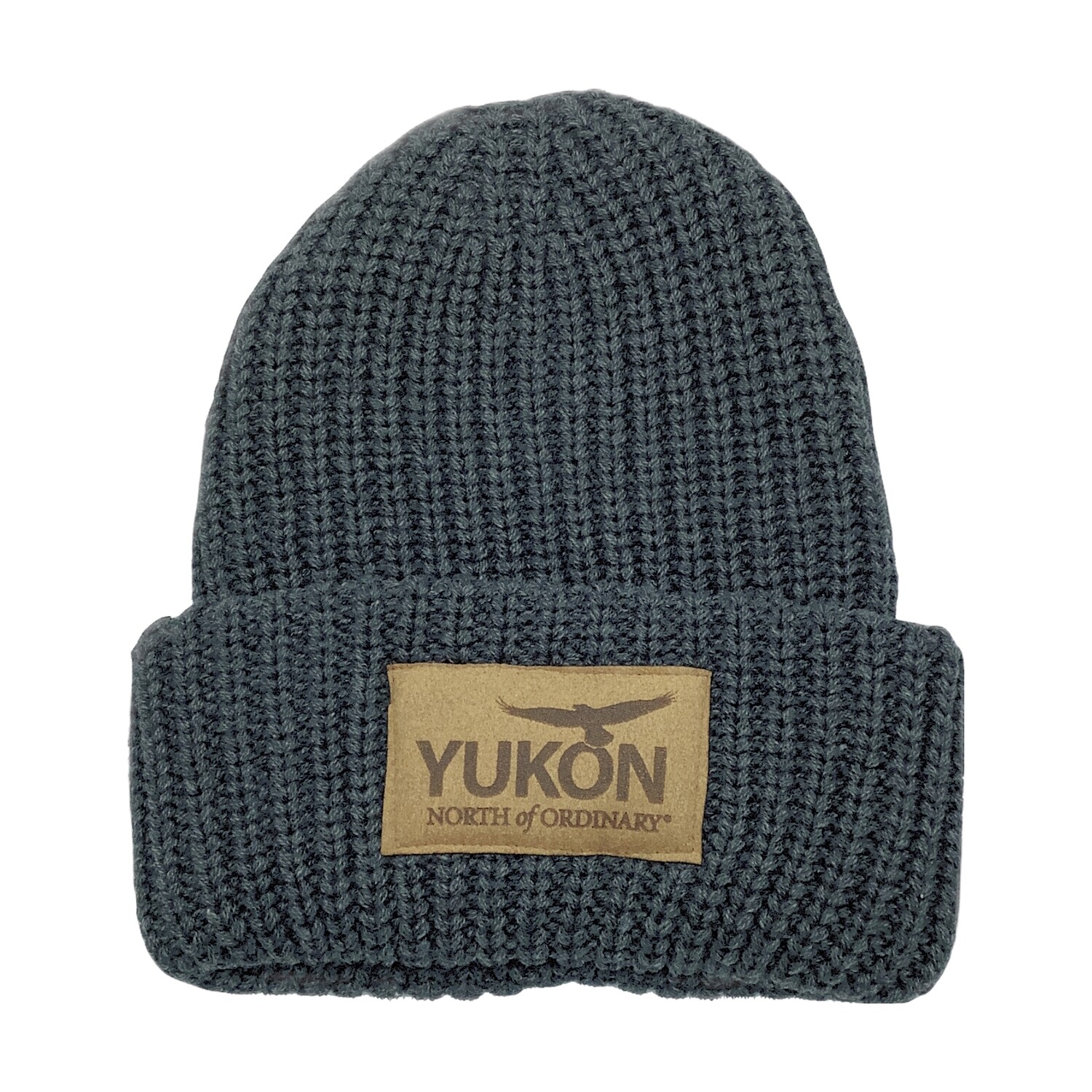 Knitted Chunky YNO Toque - Grey