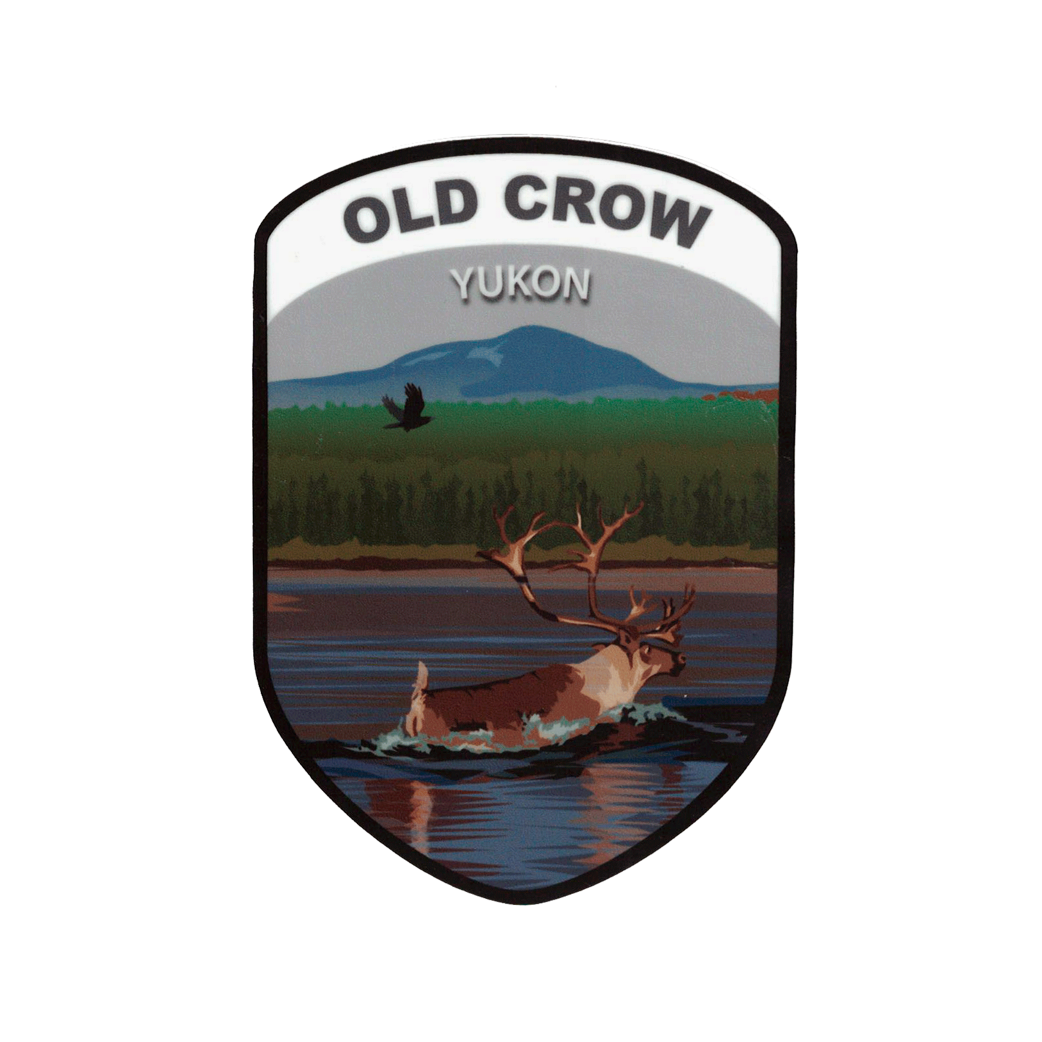 Community Old Crow Sticker - Small