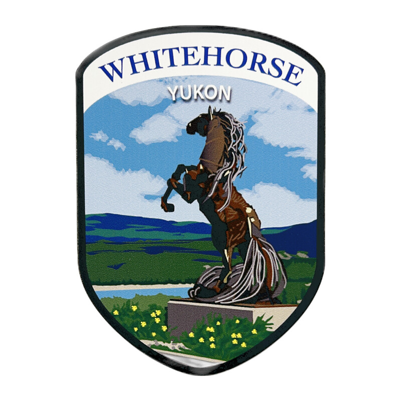 Community Whitehorse Horse Magnet