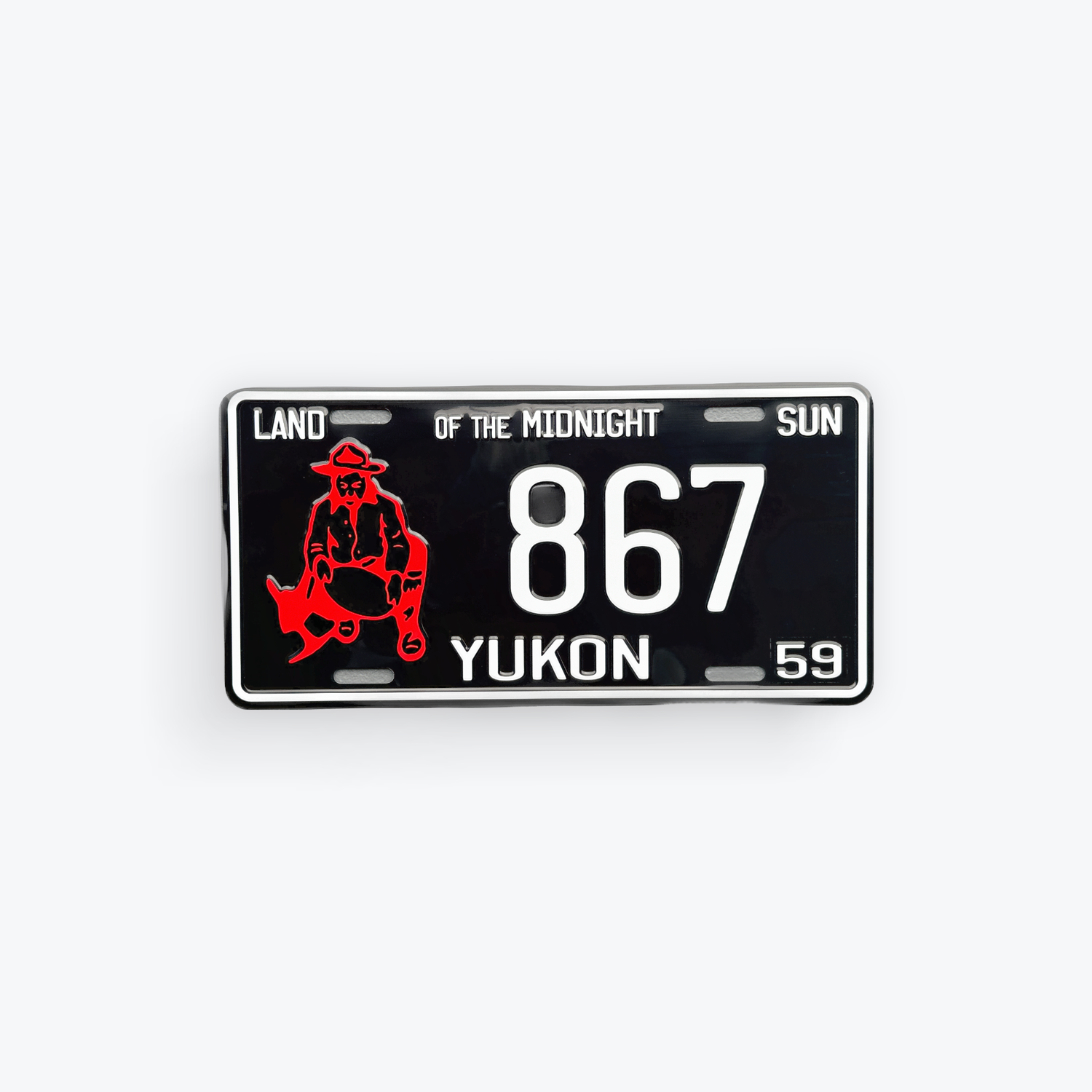 License Plate Large Reproduction 1959