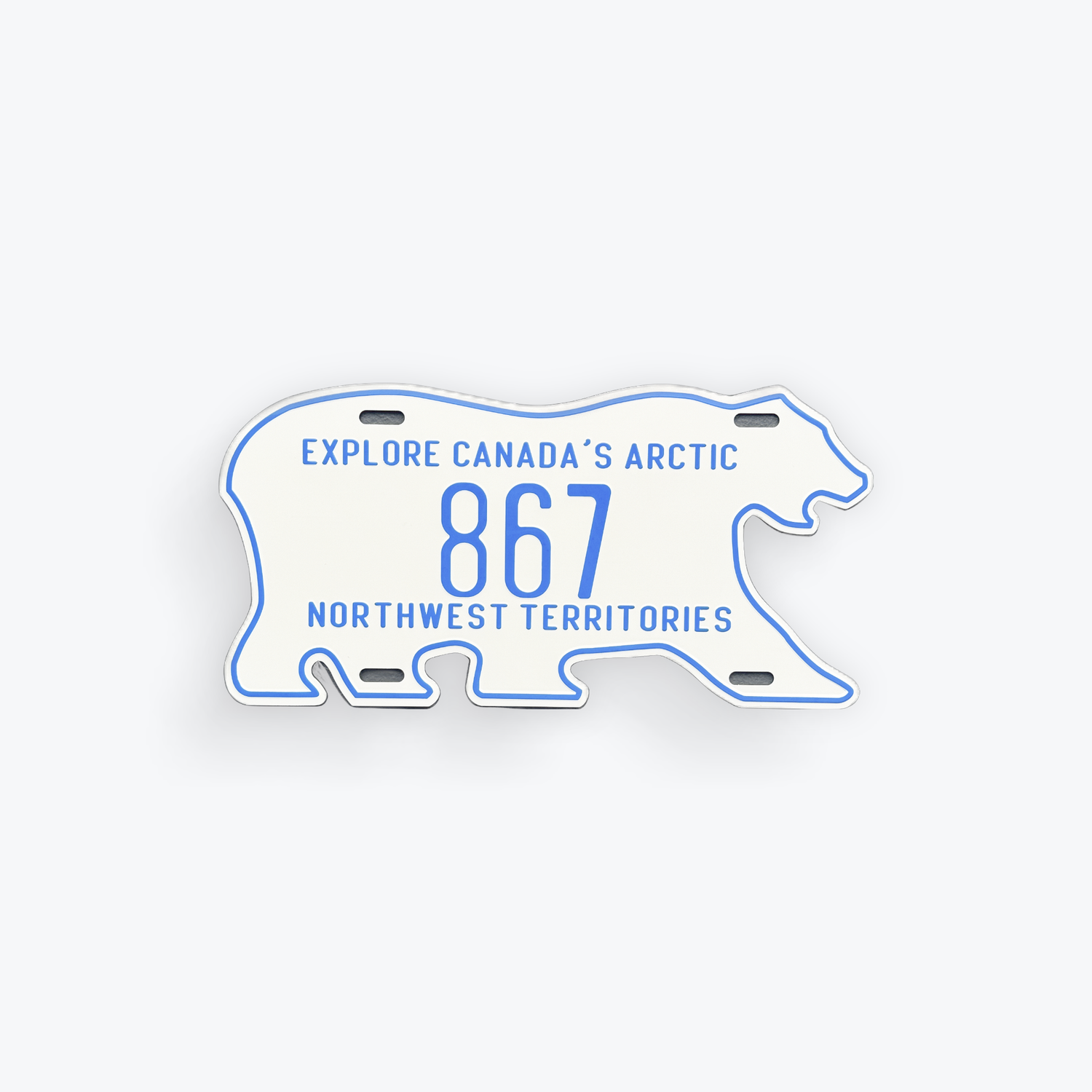 License Plate Large Reproduction - NWT Explore