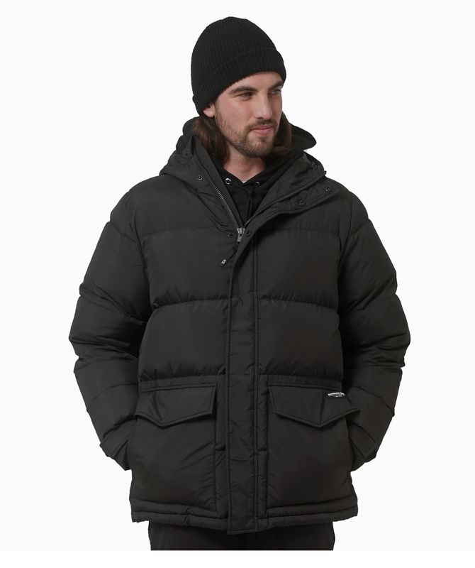Northern Sun Men's Down Parka - Black
