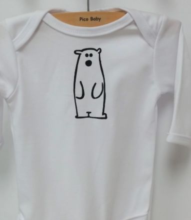 Polar Bear One Piece - 12-18 Months - Pico Charlie Cole