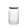 Glass Beveled Canister, 1000ml, Kitchen Basics