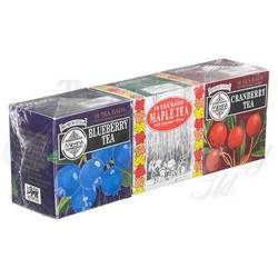 Blueberry, Cranberry, Maple - 3pk Tea Sampler - Metropolitan Tea
