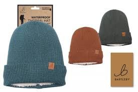 WATERPROOF HAT - SHERPA LINED, NATURAL-WH614