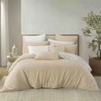 Chaucer Duvet Cover Set - DaniaDown, Bedding Sizing: Queen, Colour Options 1: Latte