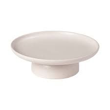 Footed Serving Plate - Pacifica - Costa Nova, Pacifica Colours: Vanilla