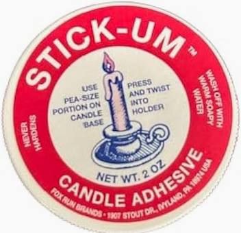 Stick-Um Candle - Adhesive Tin - Fox Run