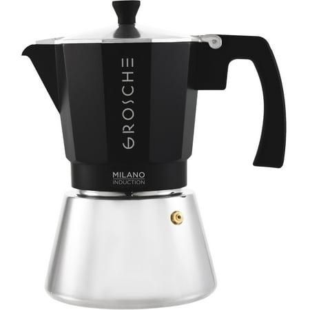 Grosche Milano Induction Stovetop Espresso Maker Moka Pot - 9 Cup