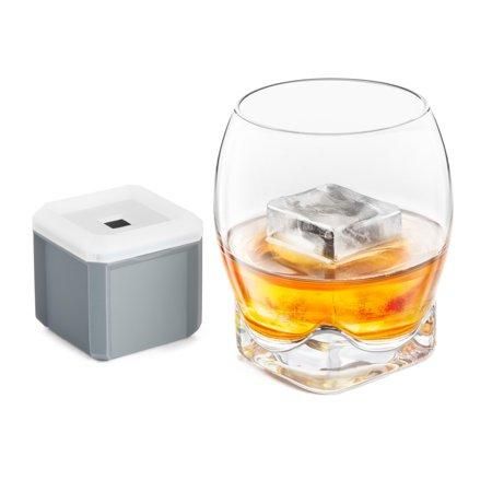 Final Touch Bartender S Collection 14.5 Ounce Colossal Ice Cube Whiskey Glass