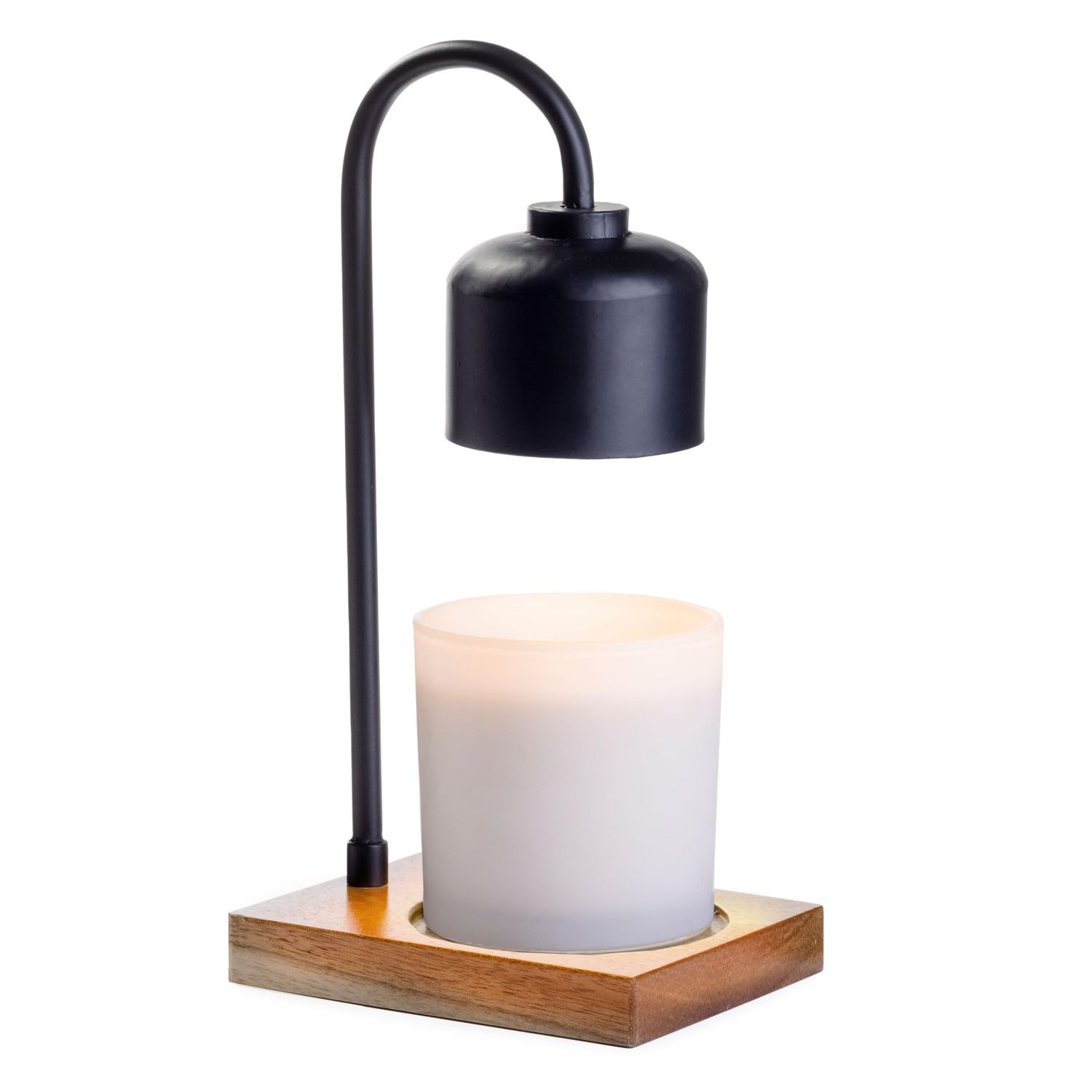Arched Lamp Candle Holder - Candle Warmers, Candle Warmers: Black And Wood