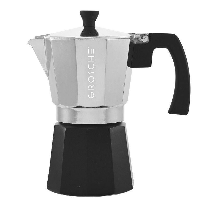 GROSCHE MILANO TUXEDO Stovetop Espresso Maker  Moka Pot