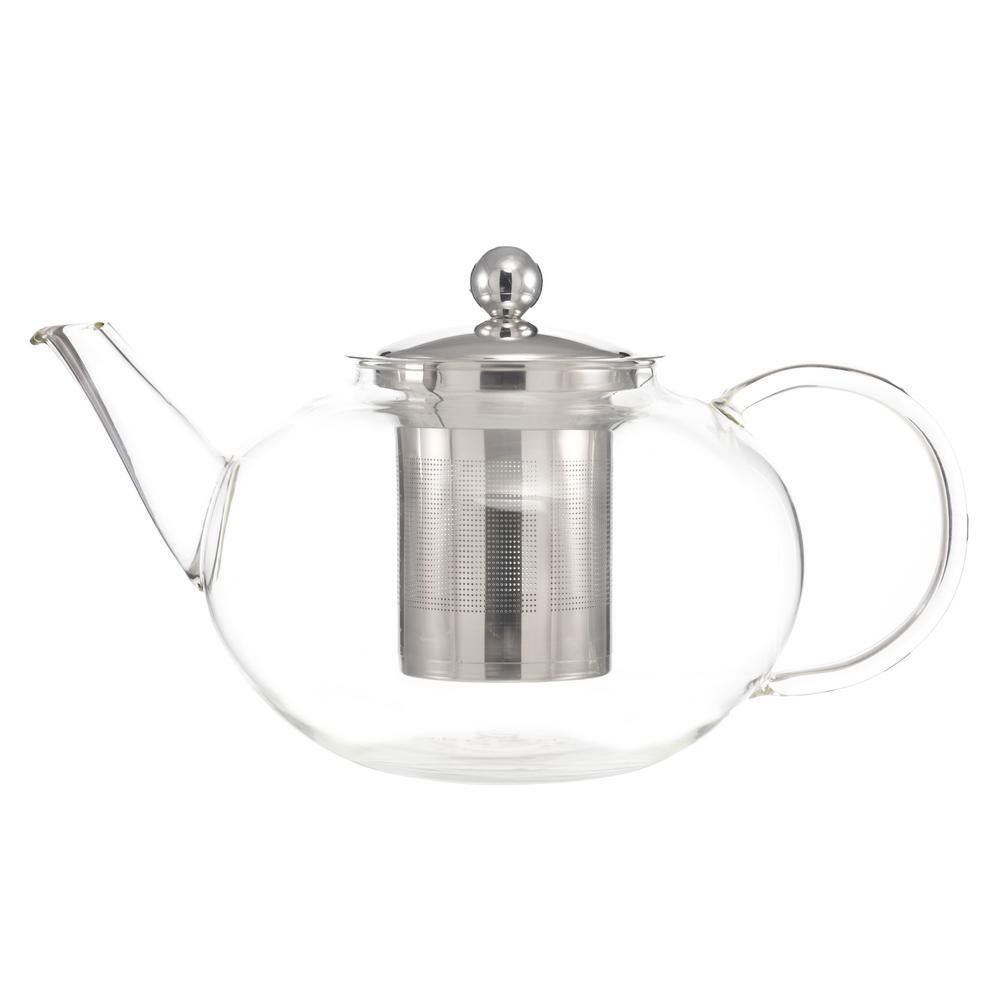 Grosche Joliette Hand Blown Glass Teapot with Stainless Steel Infuser
