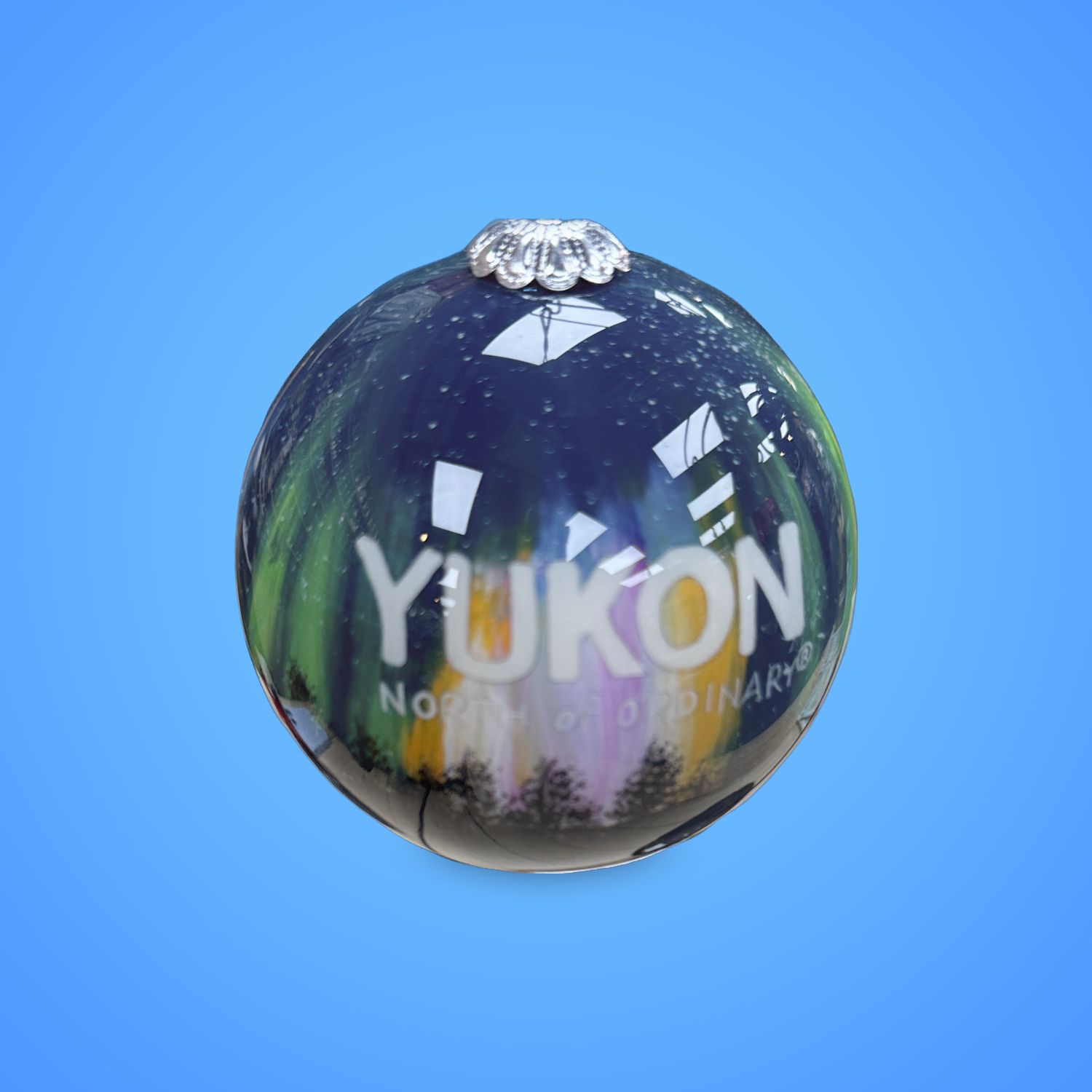 Red Aurora Christmas Ball - Ornament - YNO