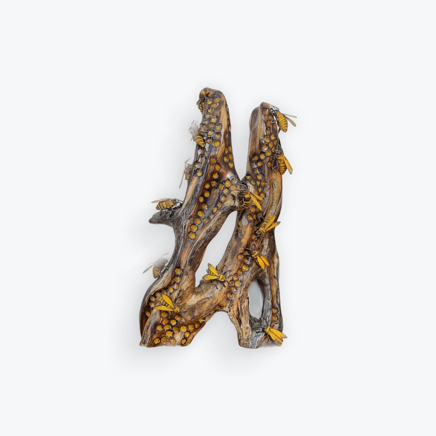 Adam Mack Wood Art, Magnets, Flowers, Mushrooms